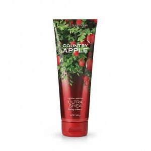 Bath & Body Works Country Apple Ultra Shea Cream - Red and Green